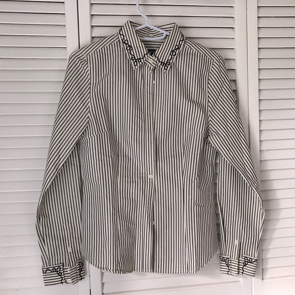 Prich women’s shirt 0p stripped preppy style - Picture 1 of 9